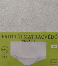 Frottír matracvédő - vízzáró  (140 x 200 cm)